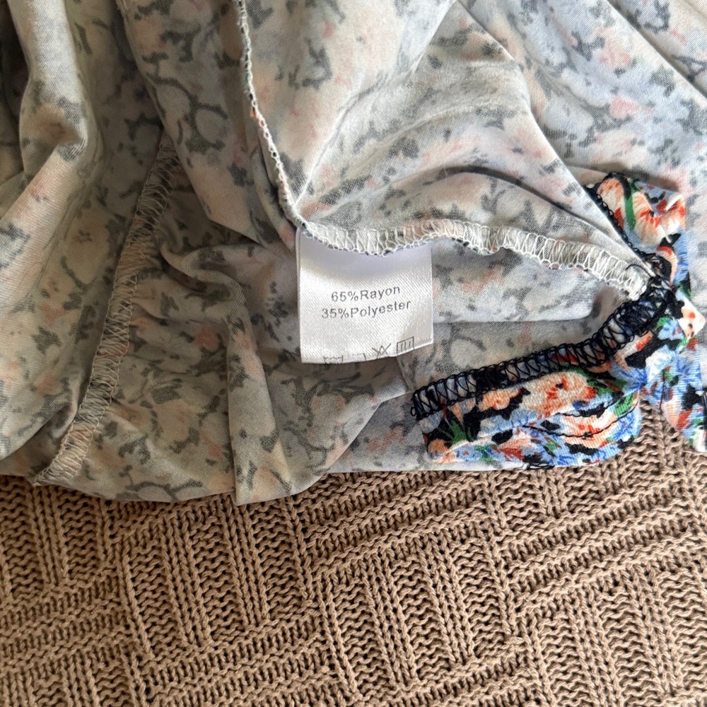 Blue Floral Button-Front Sundress - Picture 4 of 9